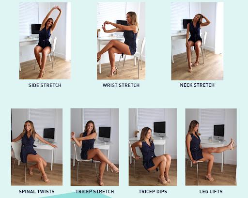 Katie Austin's tips for working out from your desk